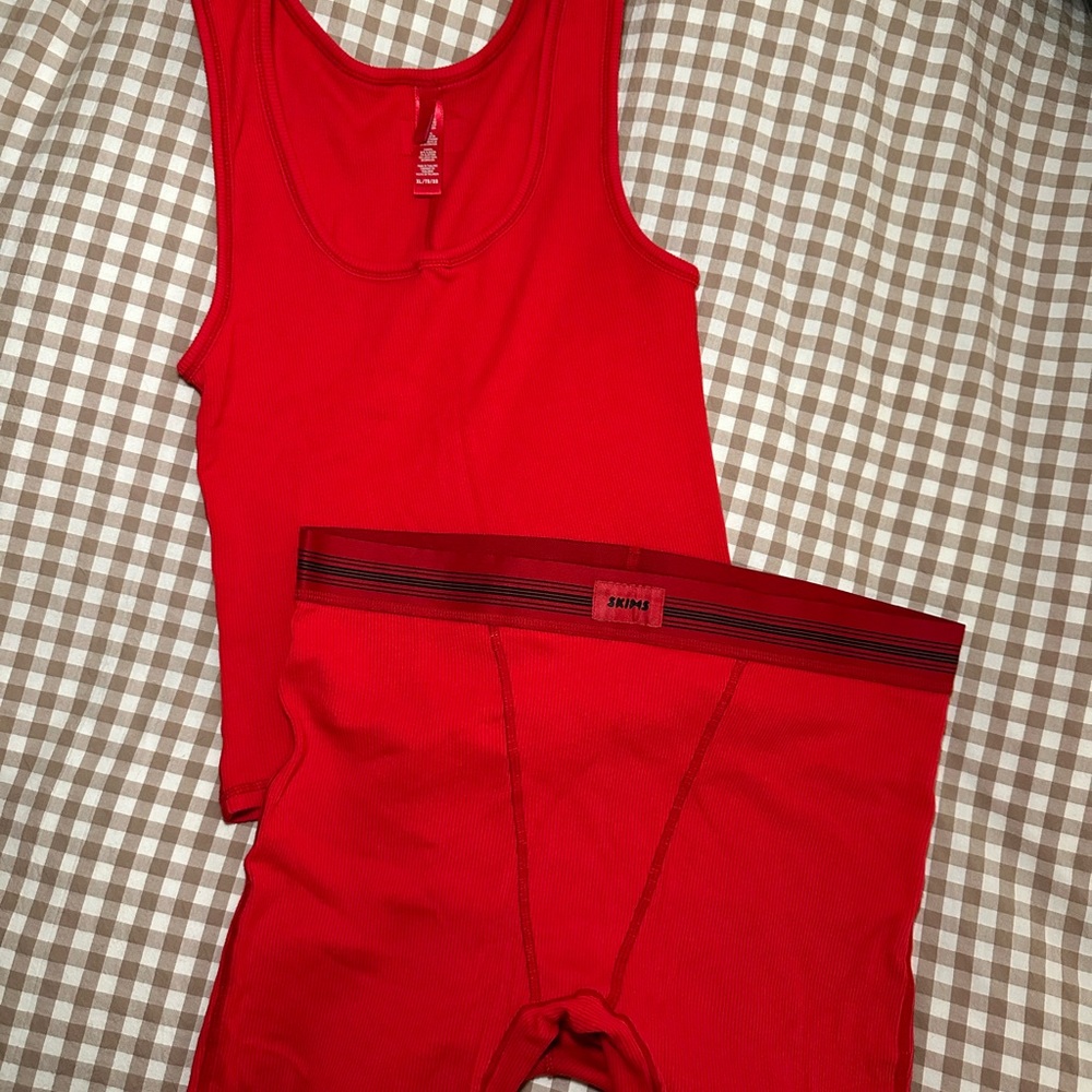 SKIMS “Boyfriend” Pajama Set
